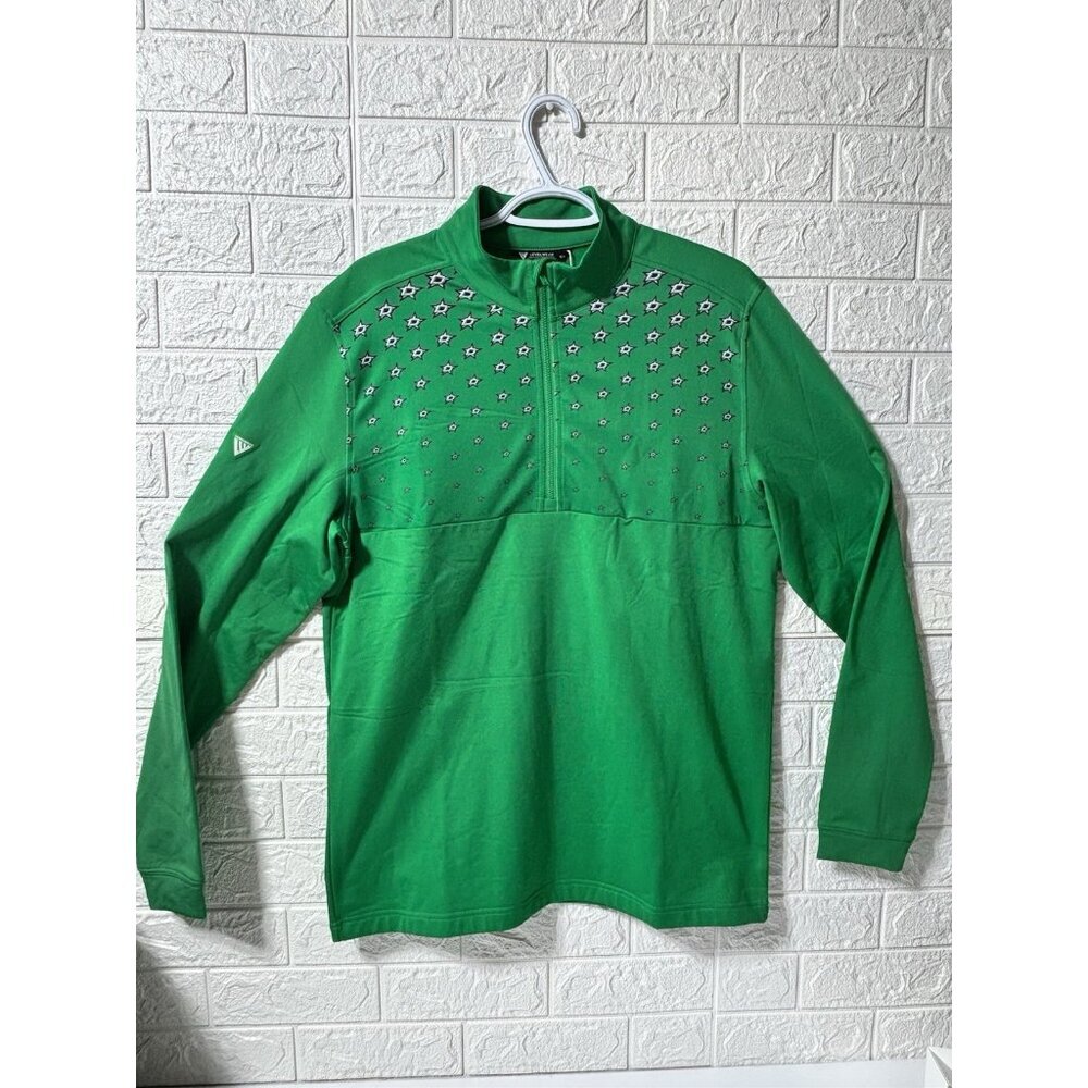 NWT Dallas Stars Green Levelwear NHL Original Quarter-Zip Small Long Sleeve